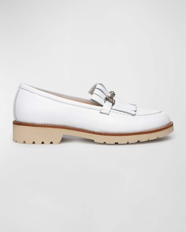 Kiltie Leather Loafers