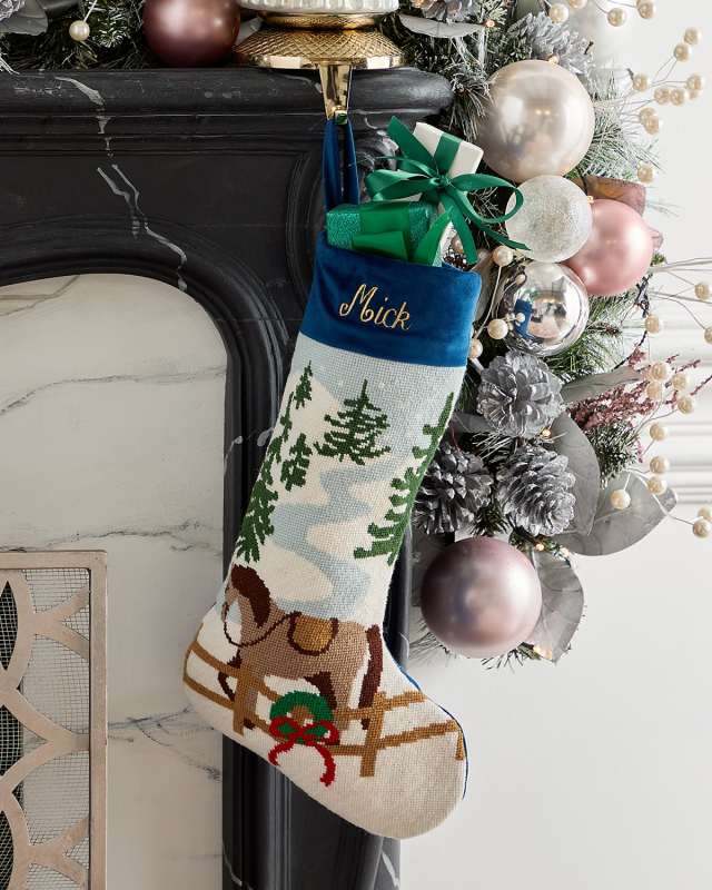 "The Calder Cowboy" Christmas Stocking, Personalized