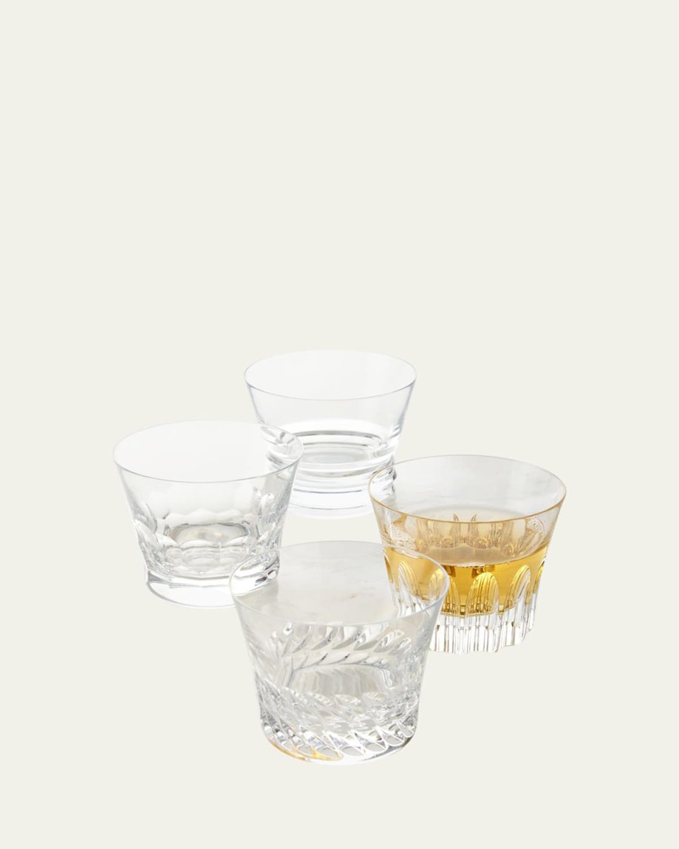 Dallas Assorted Double Old-Fashioned Glasses, Set of 4