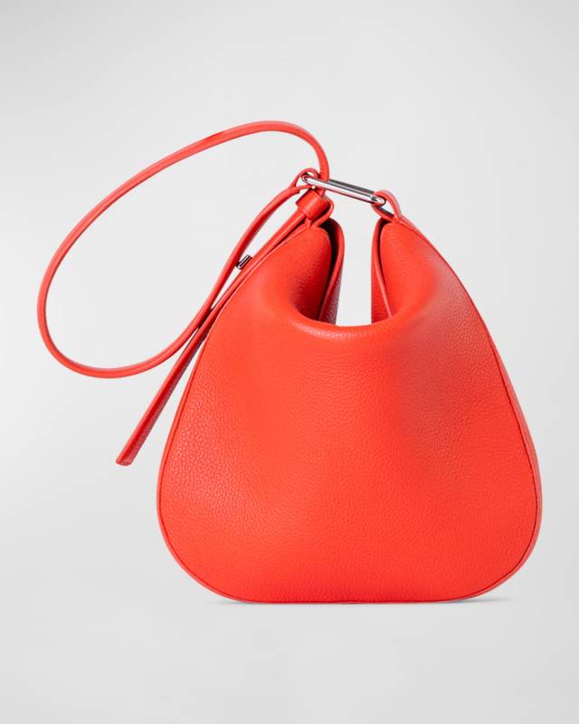 Anna Little Leather Hobo Bag
