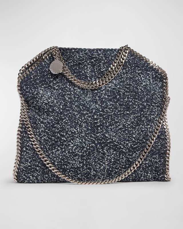 Falabella Chain Eco Denim Tweed Tote Bag