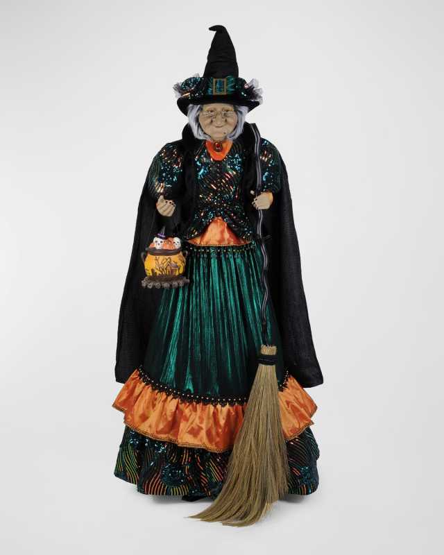 Lighted Theodora Witch Halloween Decor