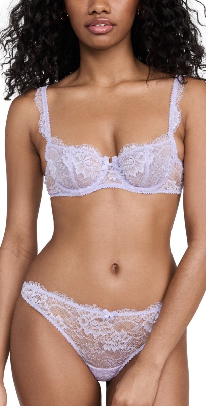 Journelle Journelle Isabel Balconette Bra Periwinkle