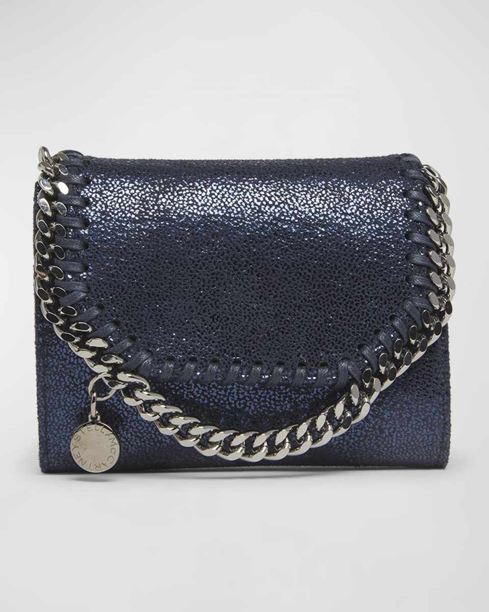 Falabella Small Eco Shiny Wallet on Chain