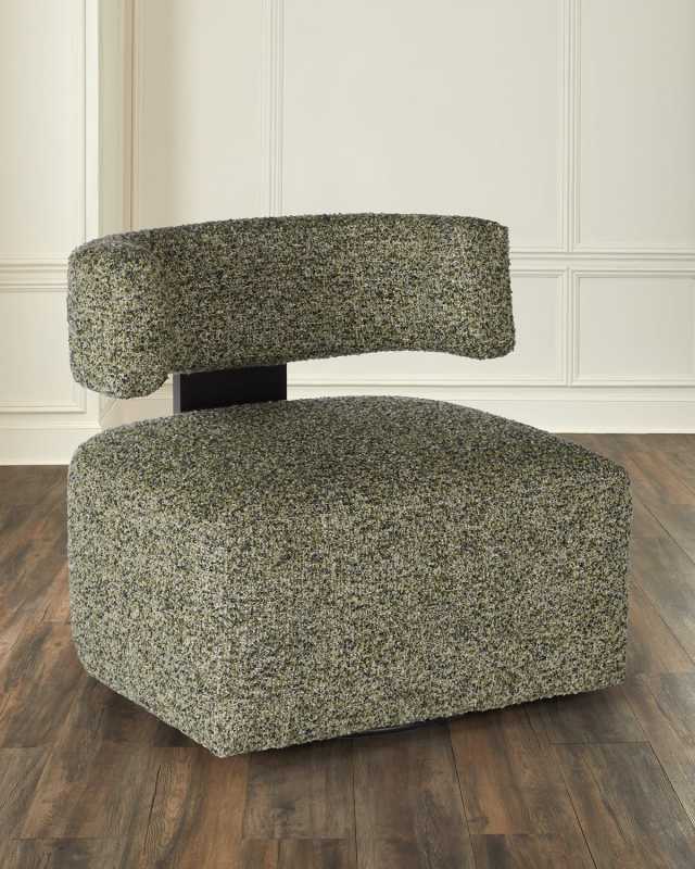 Winslow Boucle Swivel Chair