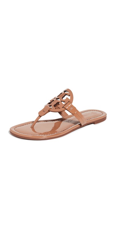 Tory Burch Miller Thong Sandals Tan