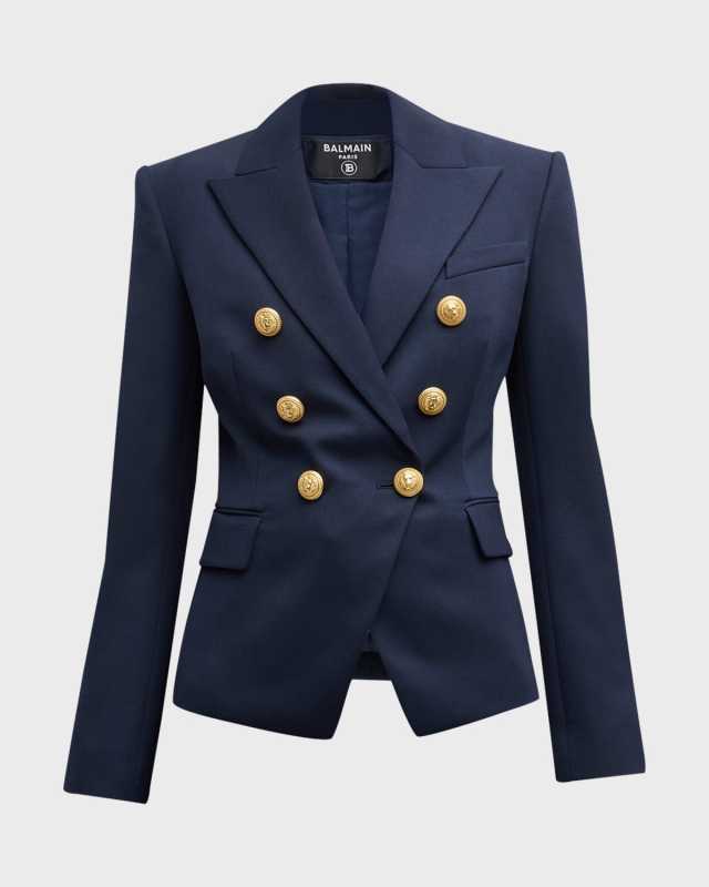 Classic Double-Breasted Blazer