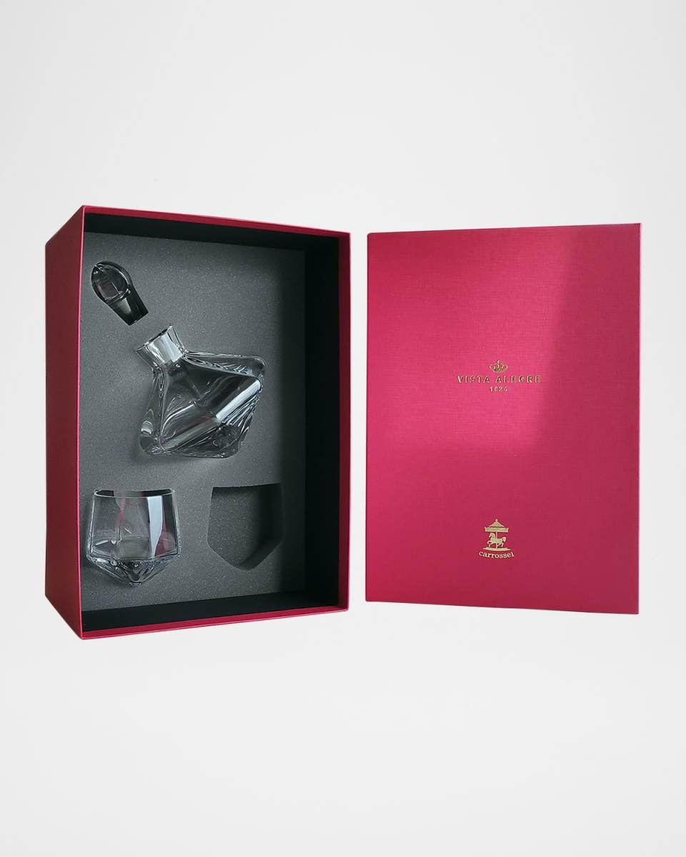 Carrossel Whiskey Decanter and Old Fashion Glasses Set