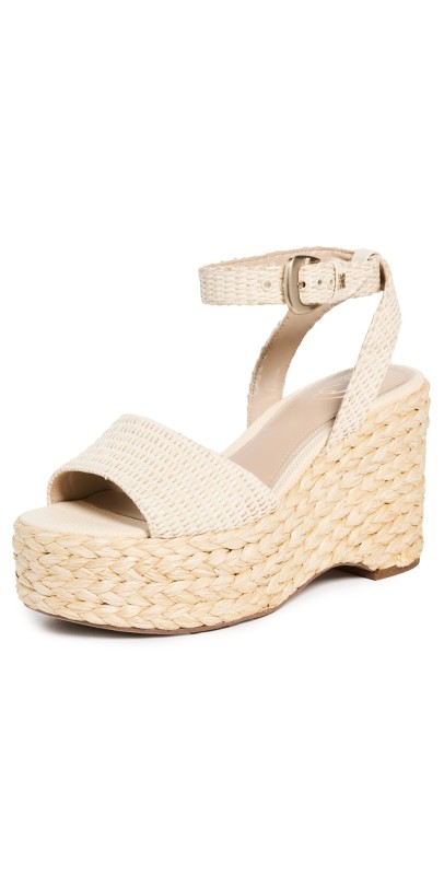 Sam Edelman April Espadrille Wedges Linen