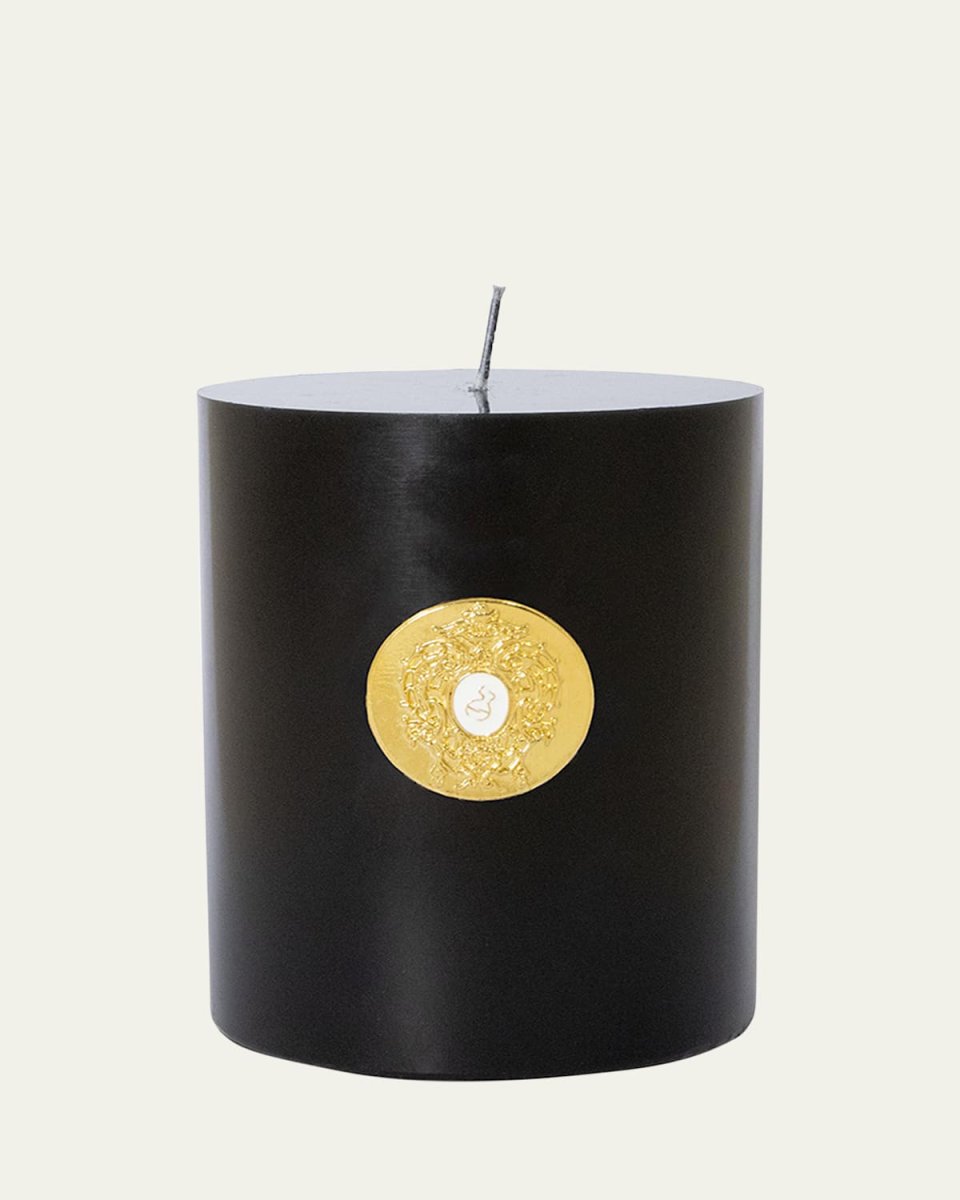 31.74 oz. Hale Bopp Black Cylindrical Candle