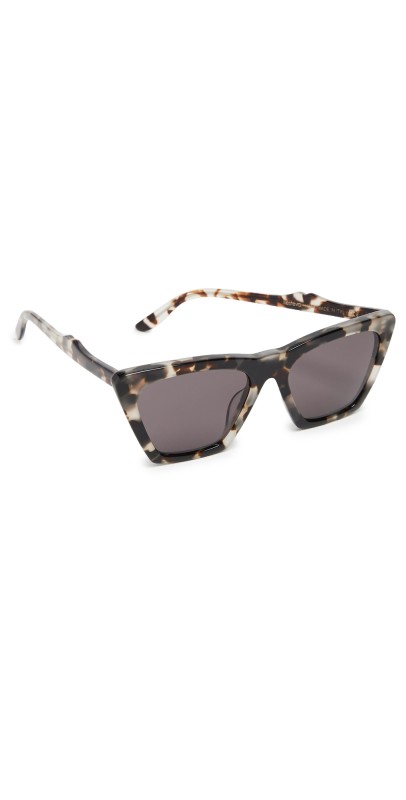 Illesteva Lisbon Sunglasses White Tortoise Grey