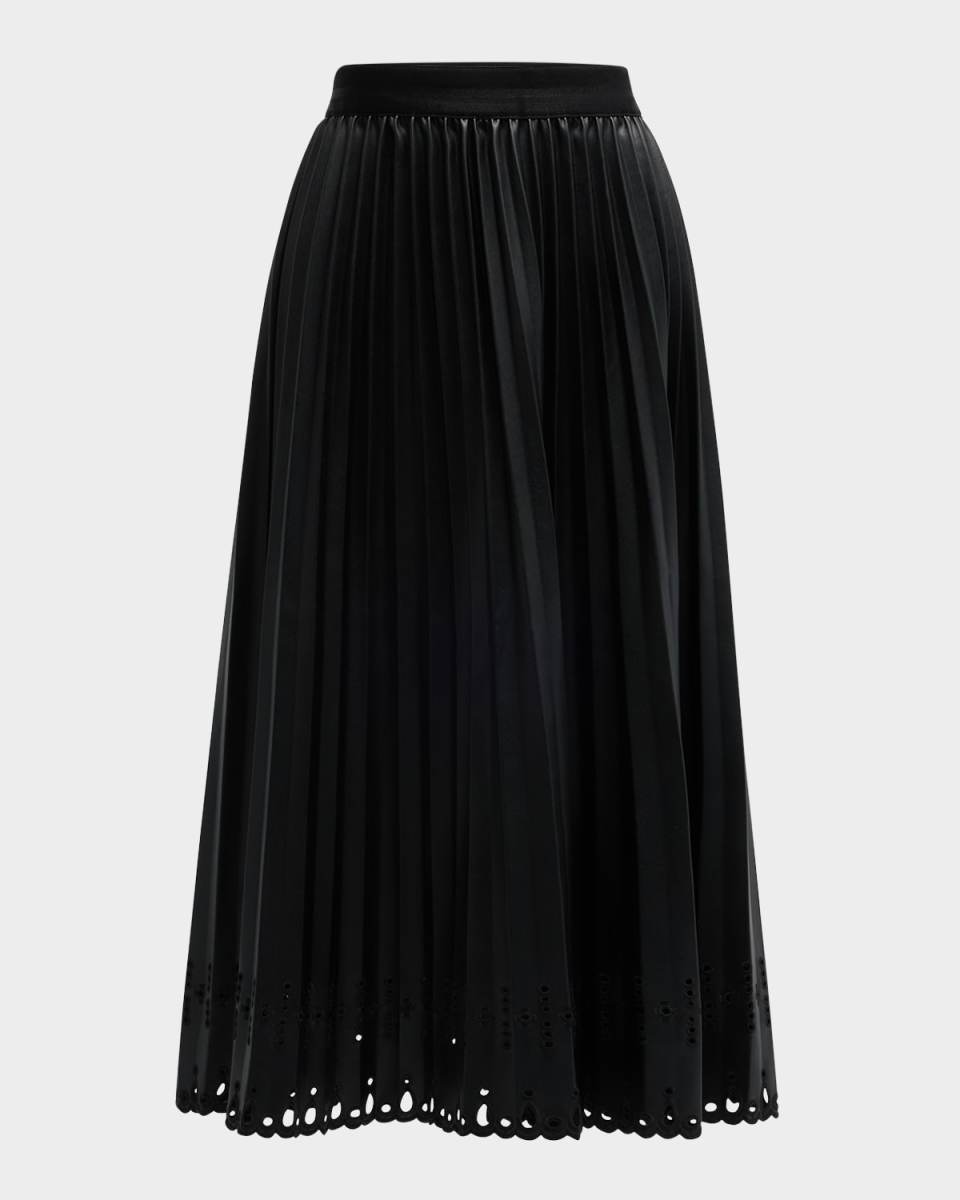 Pleats To Meet You Midi Skirt