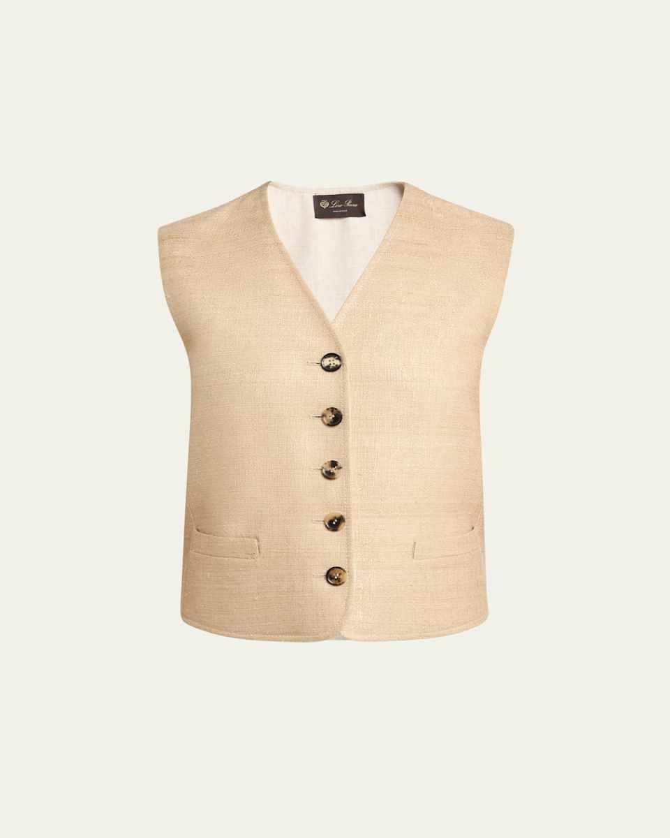 Rob Raw Tussah Silk Vest