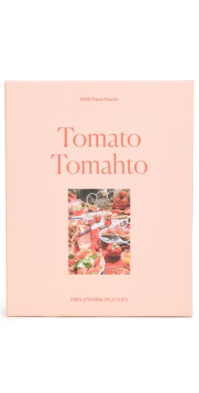 Piecework Puzzles Tomato Tomahto 1000 Piece Puzzle Tomato Tomahto One Siz