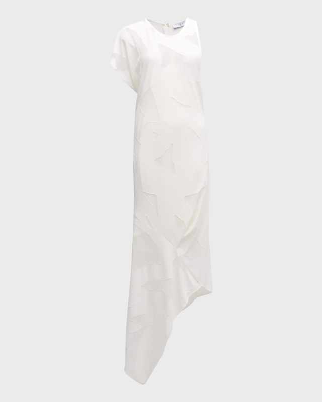 Shanon Knit Asymmetric Midi Dress