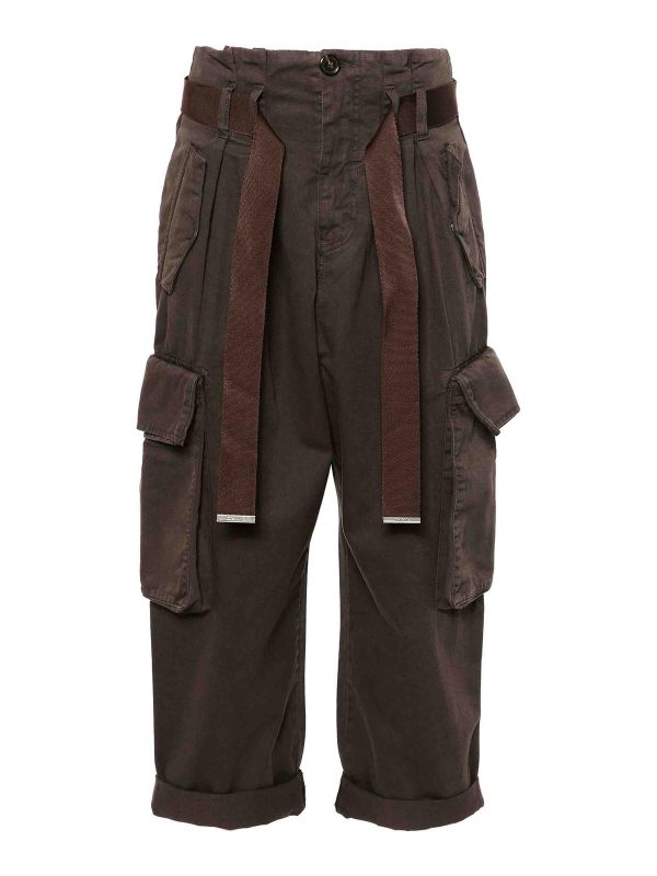 Pinko Pantalons Décontractés - Marron