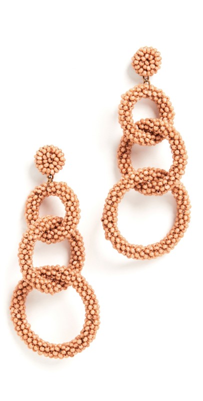 Deepa Gurnani Deepa by Deepa Gurnani Ember Earrings Dusty Pink