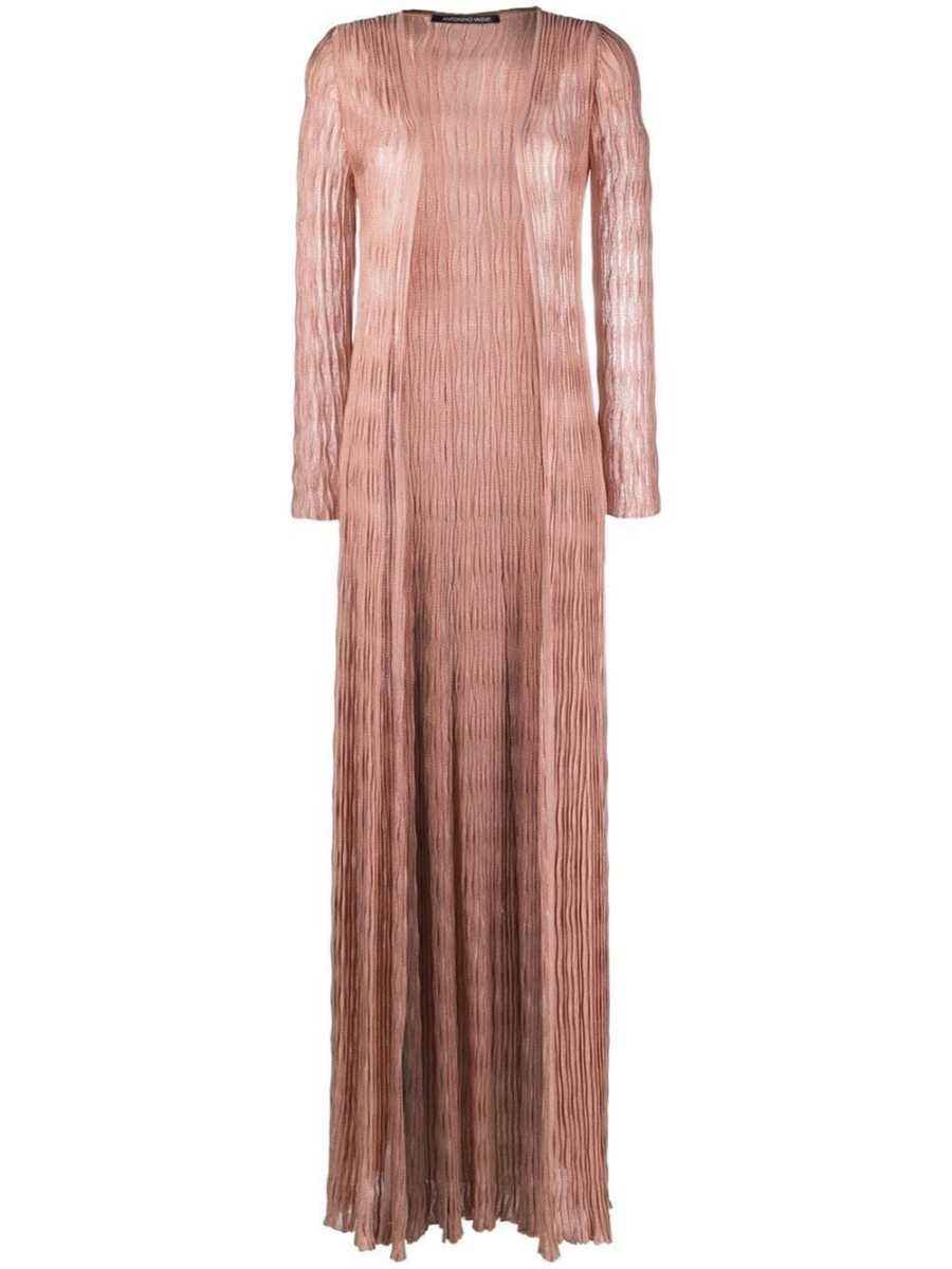 ribbed long cardigan