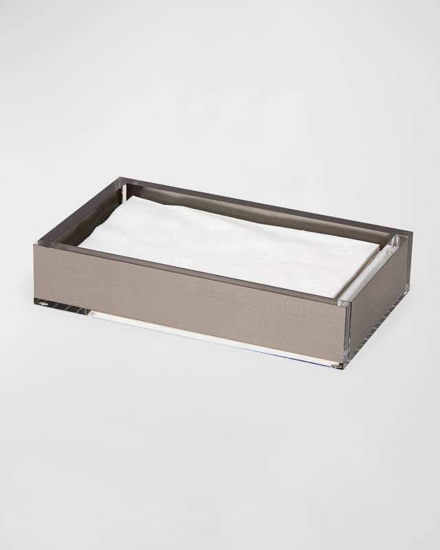 Lucite Guest Towel Tray