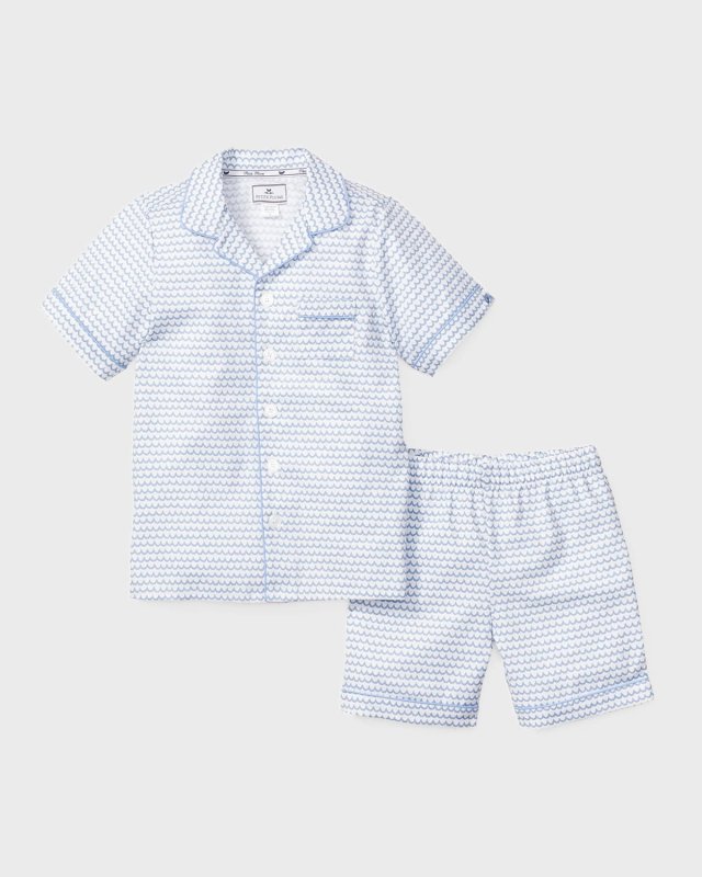 Kid's La Mer Classic Pajama Shorts Set, Size 6M-14