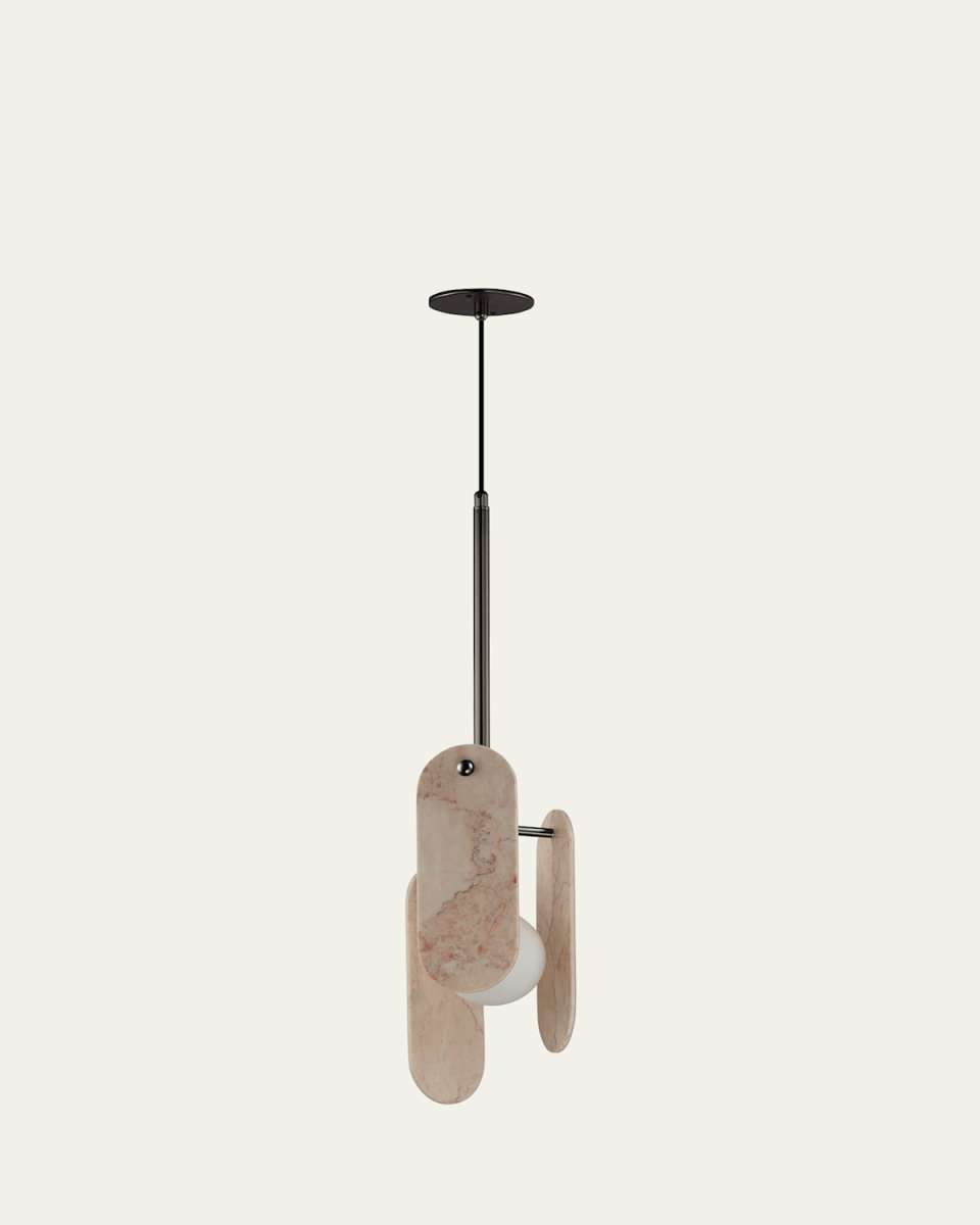 X Nina Magon Megalith Cord Hung Pendant Light