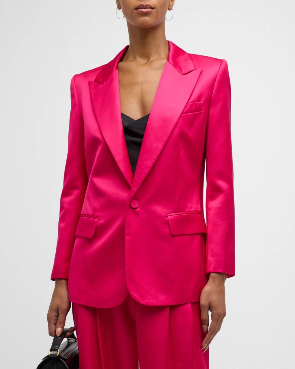 Davin II Tailored Satin Jacket