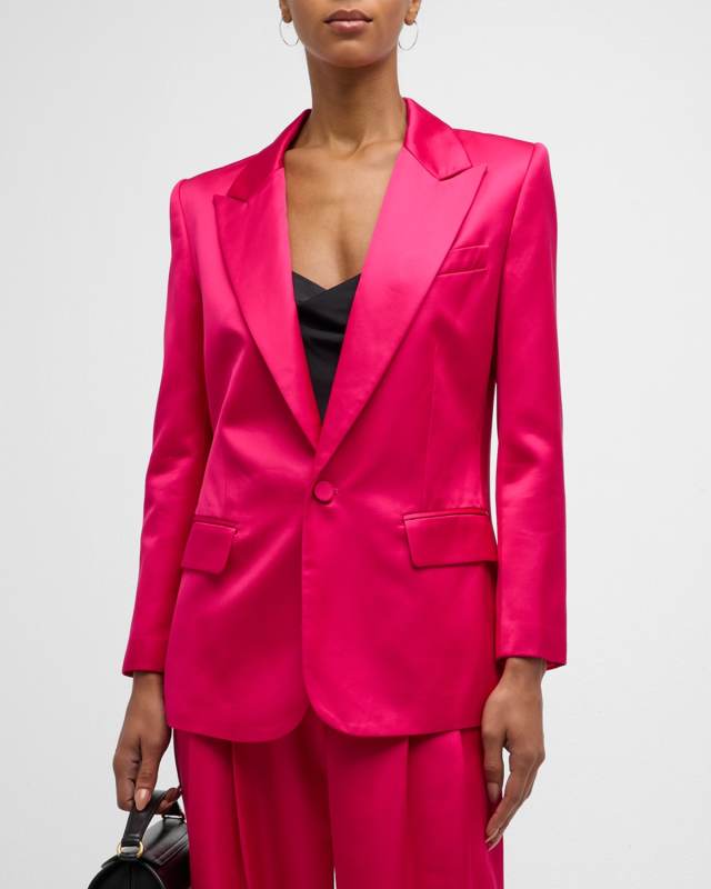 Davin II Tailored Satin Jacket