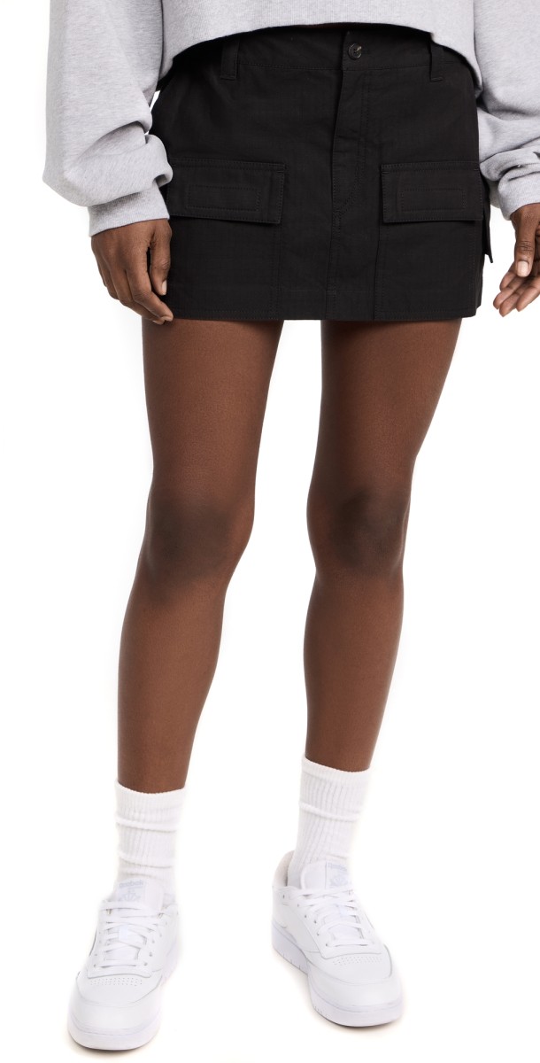 WARDROBE. NYC Cargo Skirt Mini Black