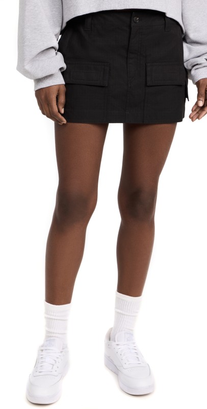 WARDROBE. NYC Cargo Skirt Mini Black