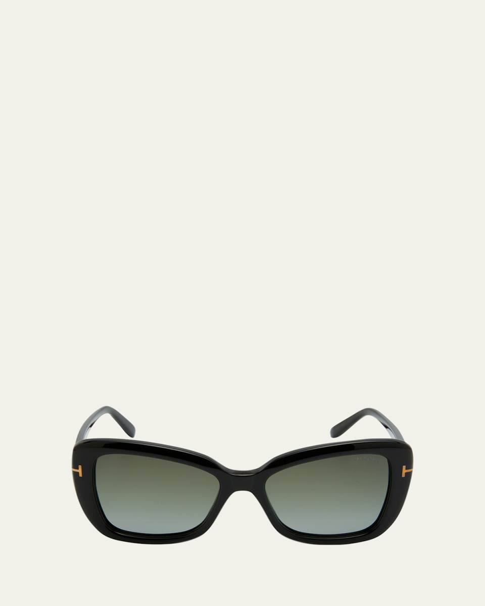 Maeve Havana Acetate Butterfly Sunglasses