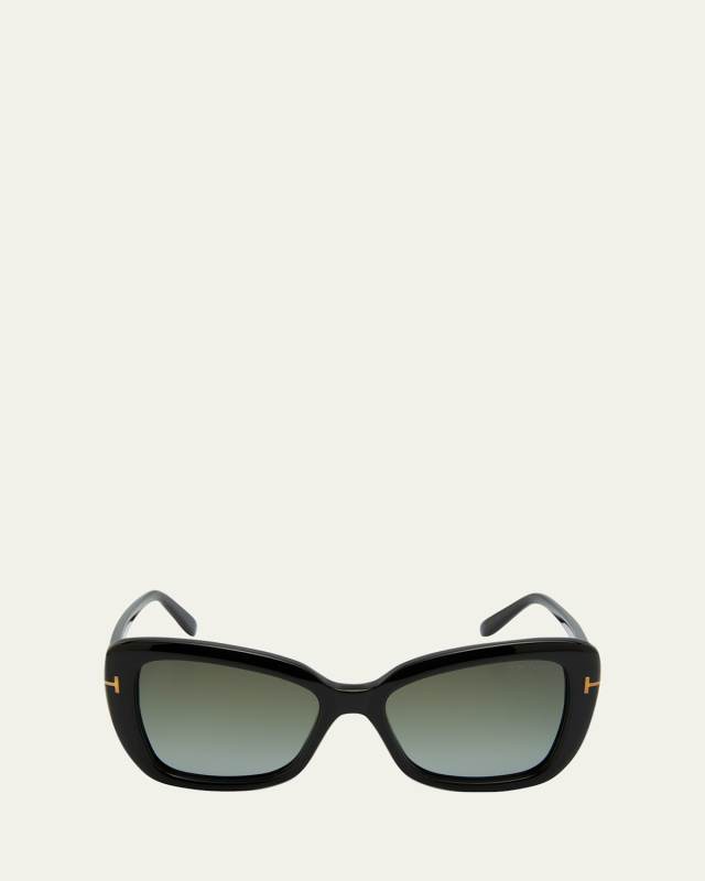 Maeve Havana Acetate Butterfly Sunglasses