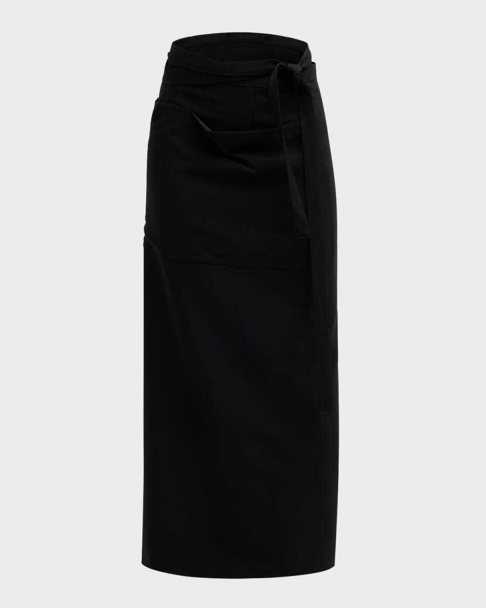 Millie Large Pocket Maxi Wrap Skirt