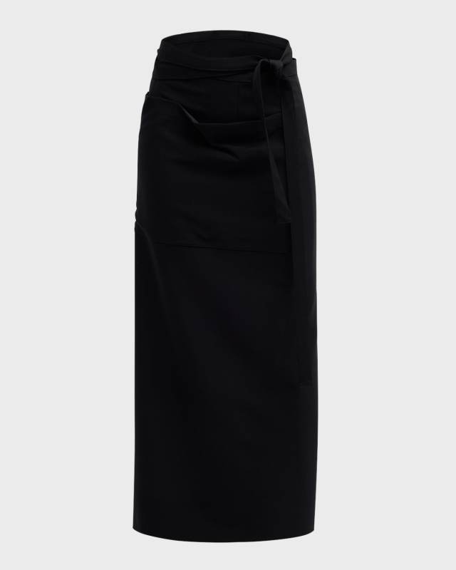 Millie Large Pocket Maxi Wrap Skirt