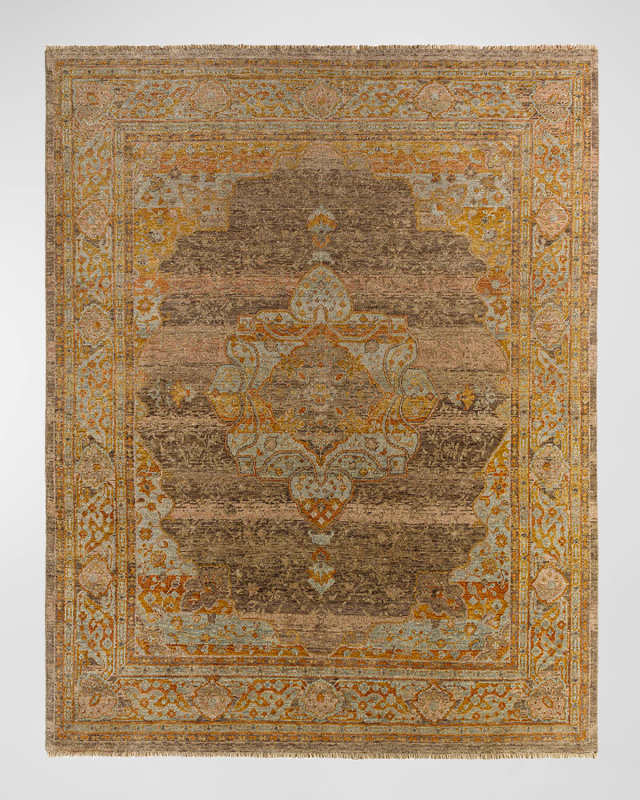 Cappadocia Brown Hand-Knotted Rug, 4' x 6'