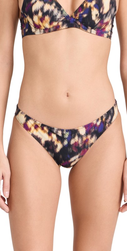 Isabel Marant Saly Bikini Bottoms Ochre/Black