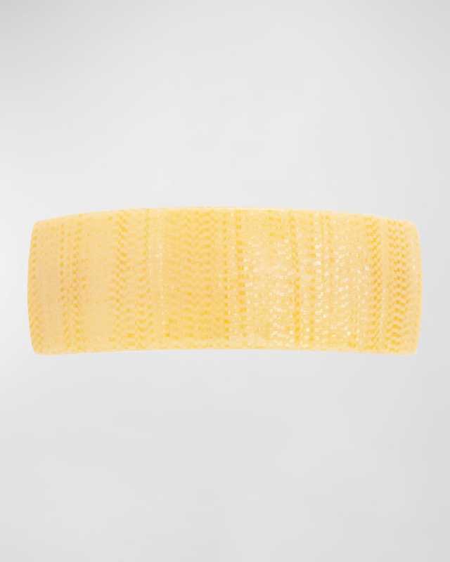 Rectangle Volume Barrette - Classic