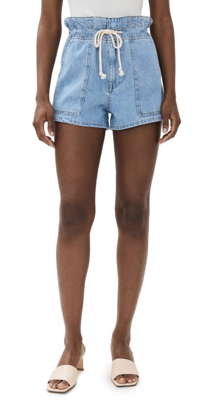 ba & sh Mabo Shorts Blue Jeans