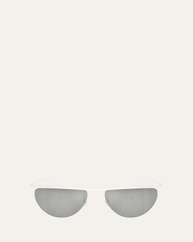 Sleek Metal Windsor Rim Sunglasses