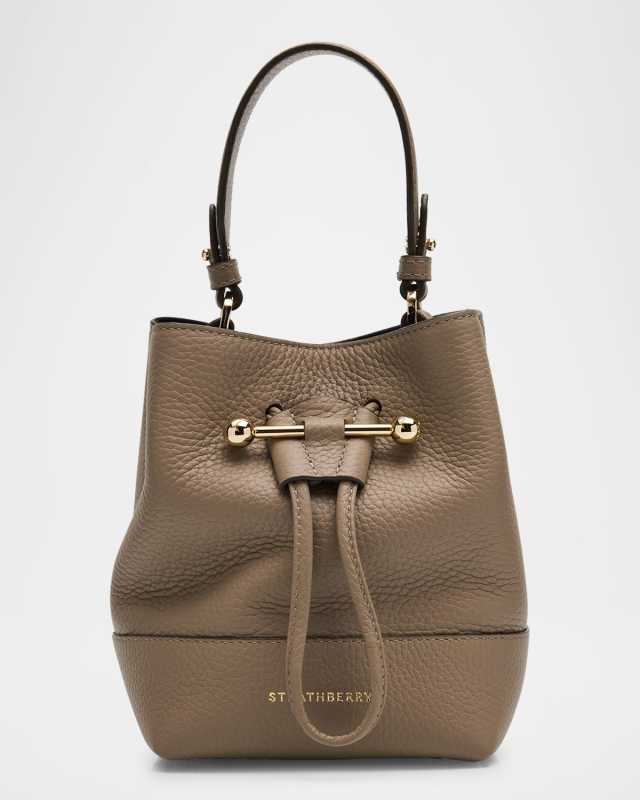 Lana Osette Drawstring Leather Crossbody Bag