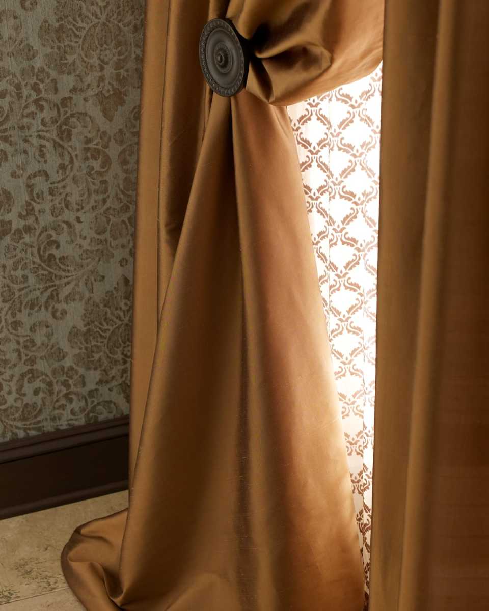 Radiance Silk Curtain, 108"L