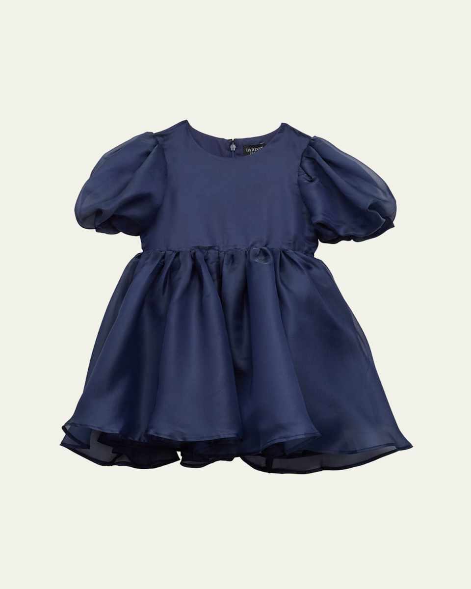 Girl's Juliet Organza Mini Dress, Size 2-14