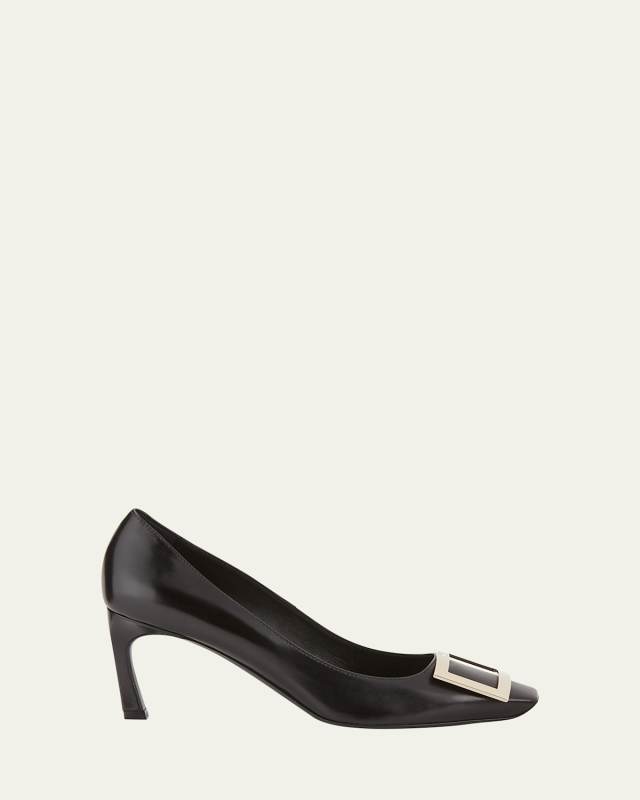 Belle Vivier Trompette 70mm Leather Pumps