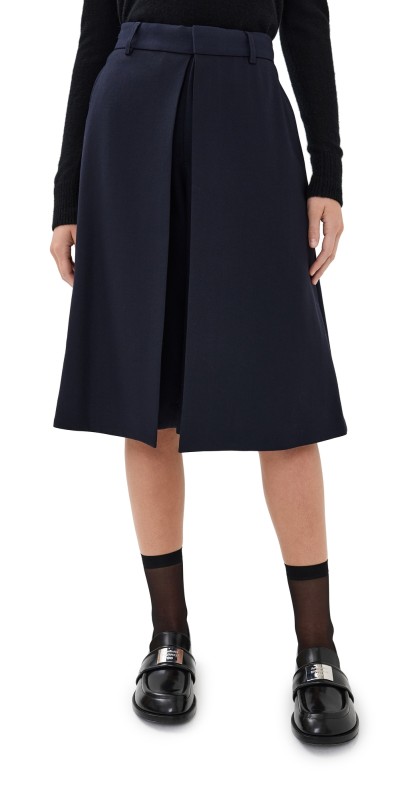 AMI Shorts with Panels Navy Blue