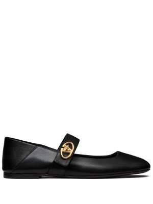Valentino VLogo Locker Mary-Jane ballerina shoes