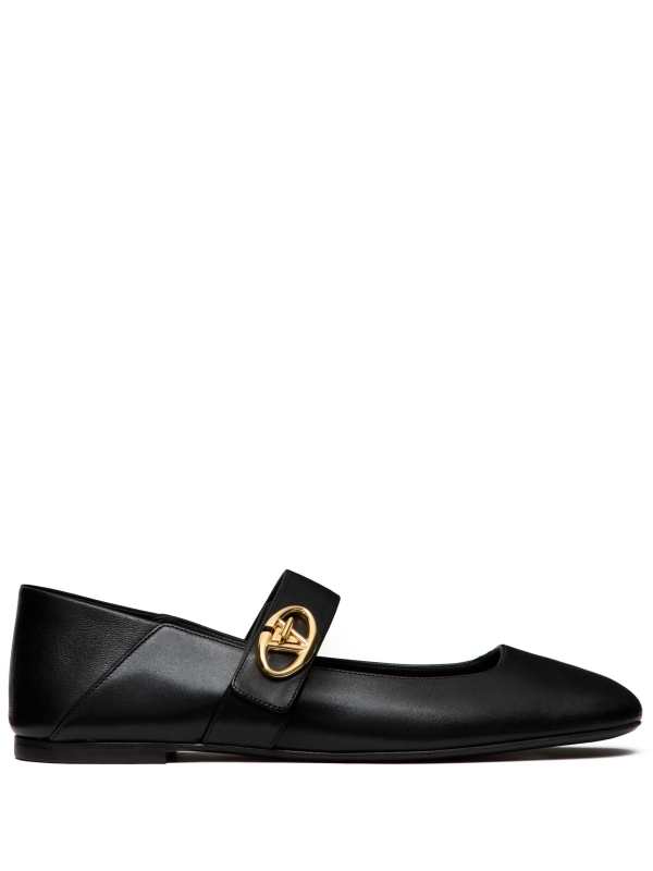 Valentino VLogo Locker Mary-Jane ballerina shoes