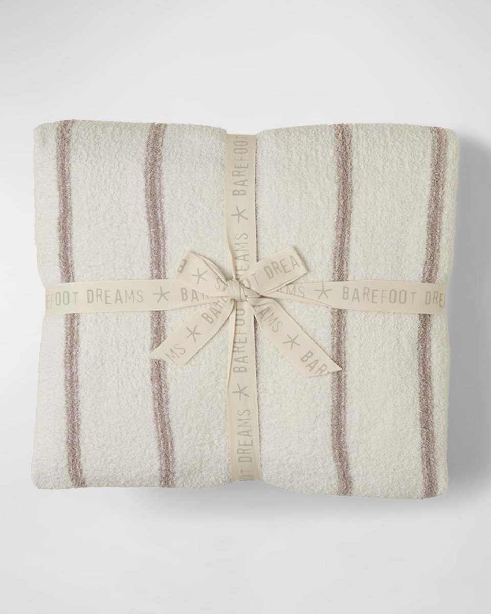 CozyChic Pinstripe King Bed Blanket
