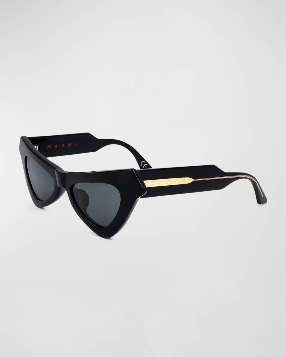 Logo Acetate Cat-Eye Sunglasses