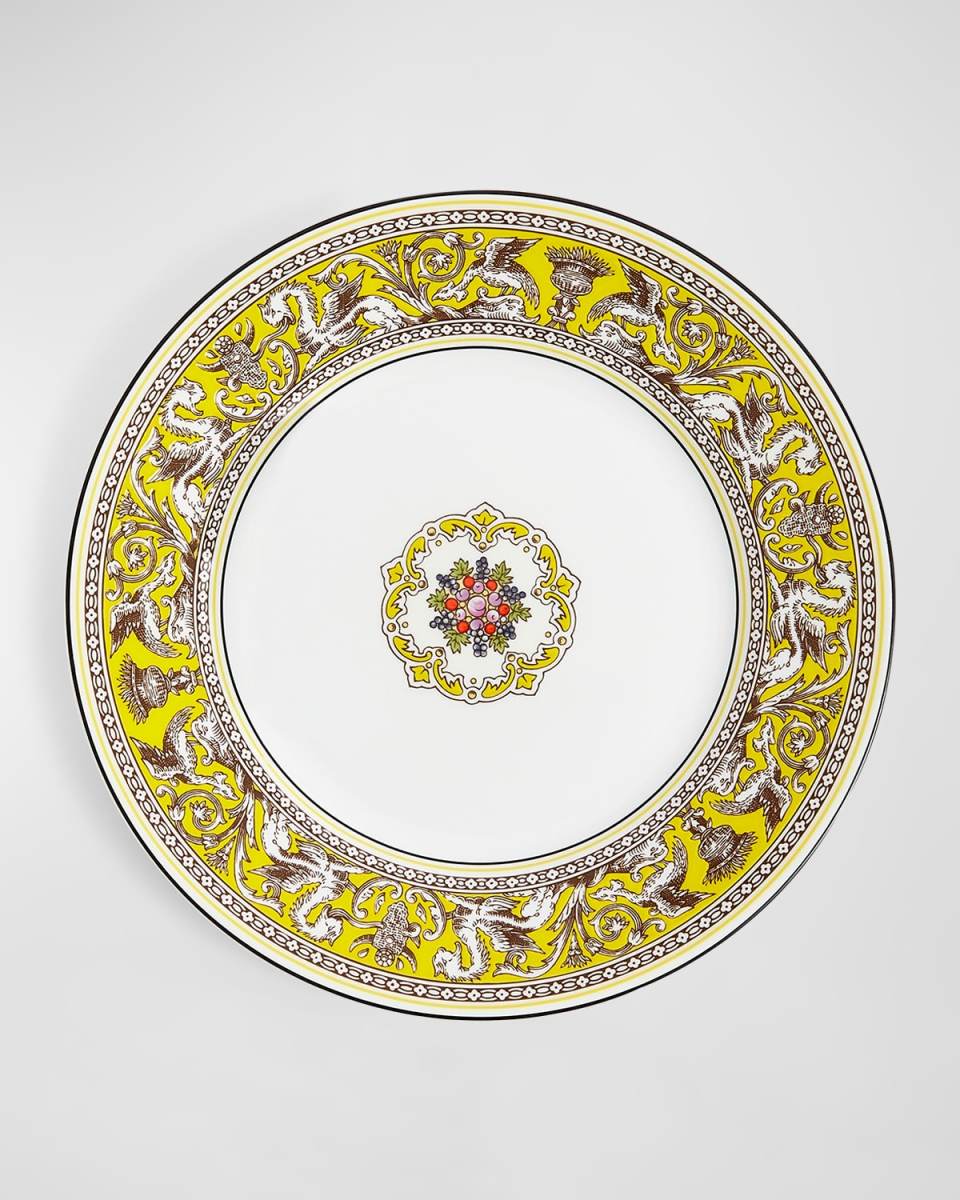 Florentine Citron Plate, 8.1"