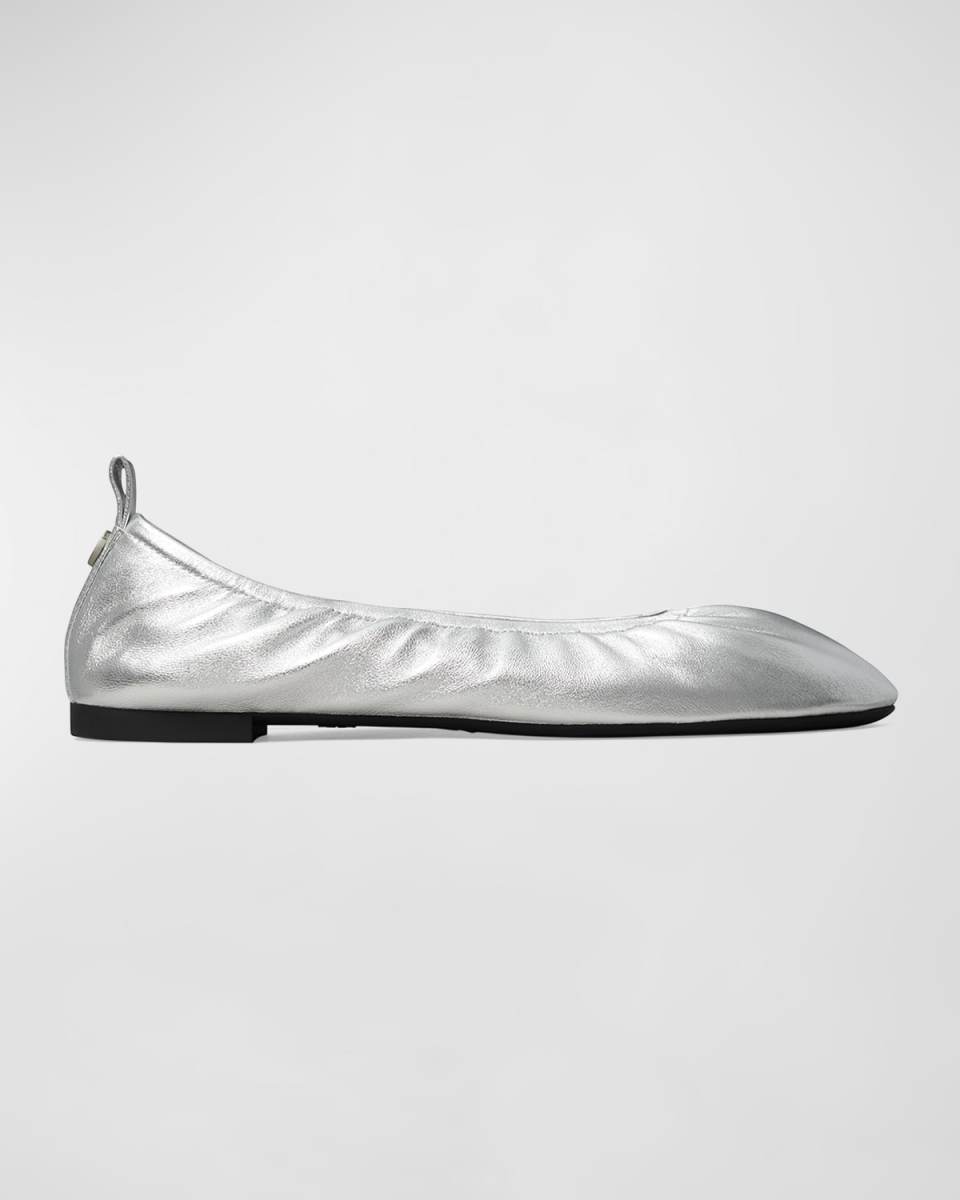 Eddie Soft Leather Ballerina Flats