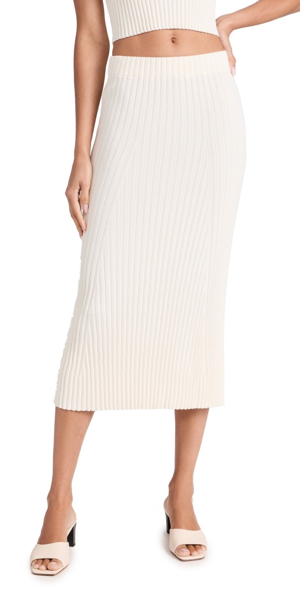 Solid & Striped The Yvette Skirt Ivory